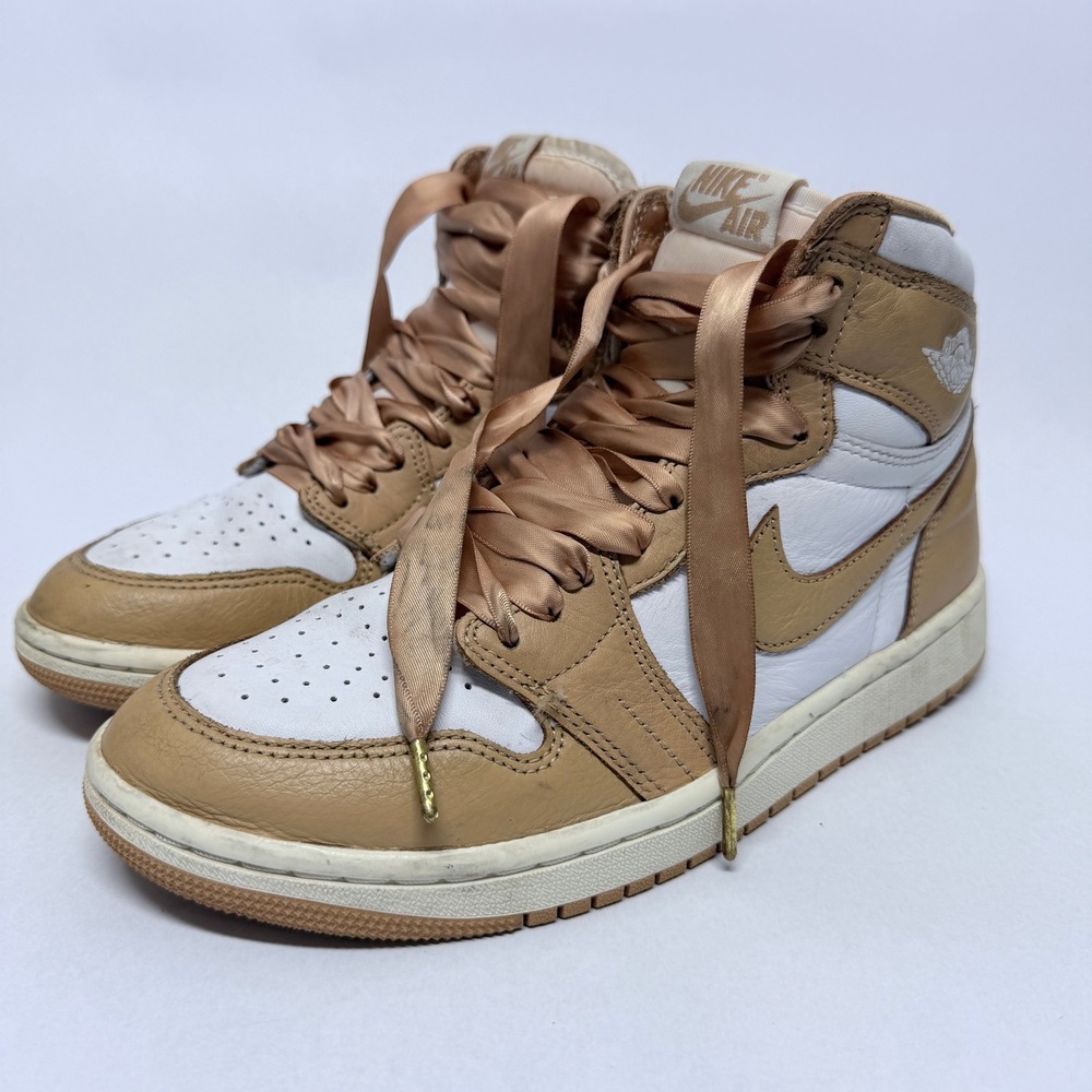 Nike Air Jordan 1 Retro High OG Praline White Tan Womens 7.5